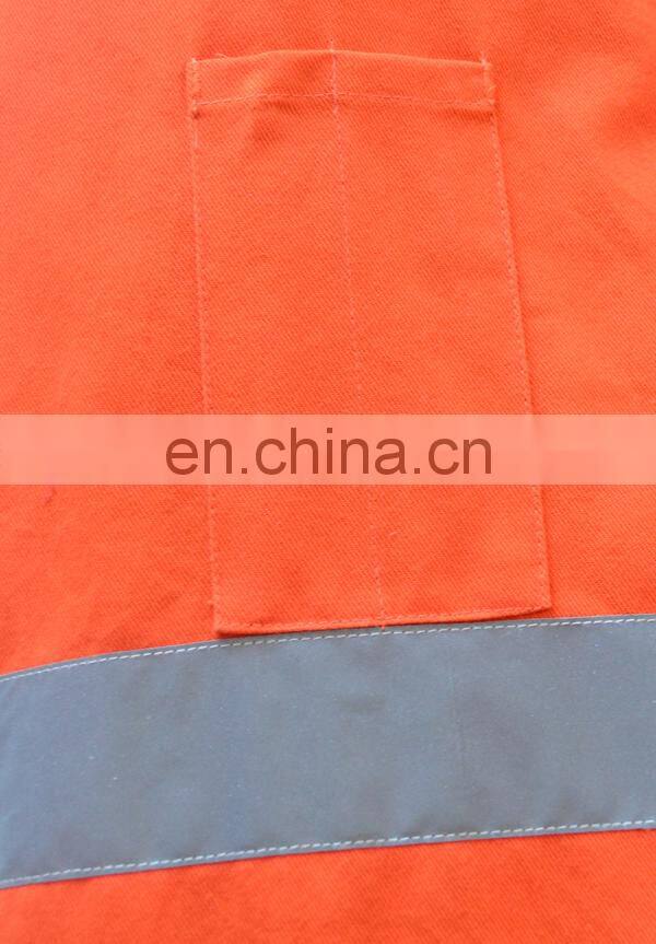 Customize high quality Orange heated coveralls fireproof coverall for men