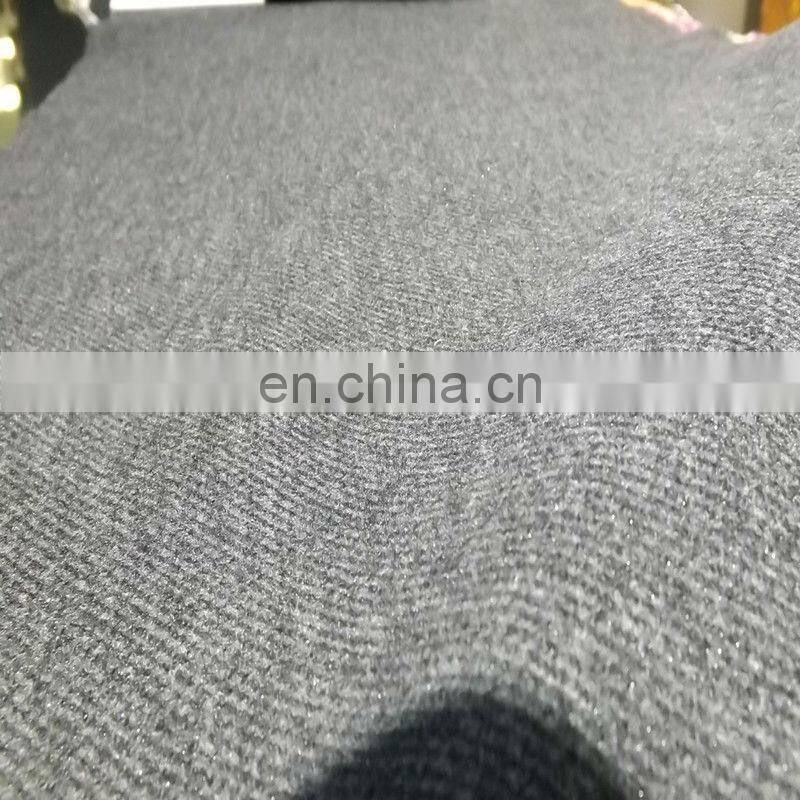 Brushed polyester rayon suiting fabric
