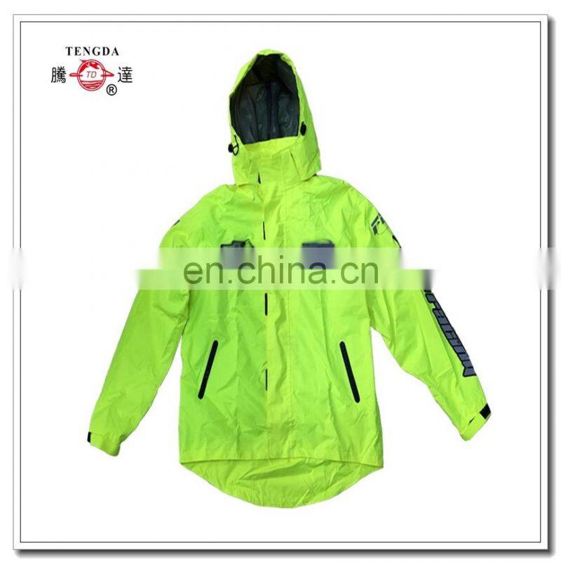 breathable windbreaker polyester waterproof garment