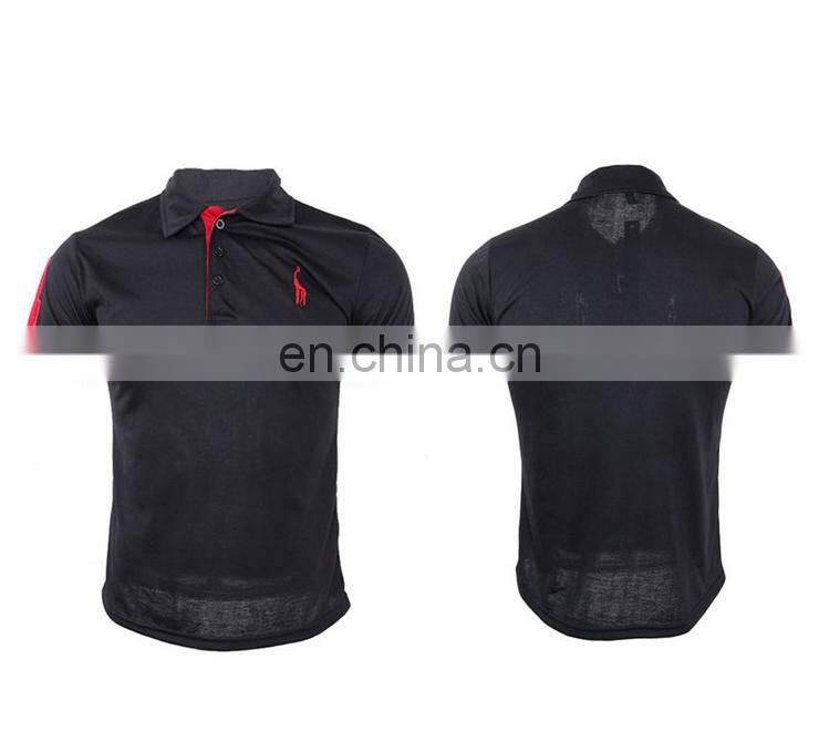 2017 OEM Embroidery Print Leisure Custom T Shirt Printing Plain T-shirts Polo Tshirt