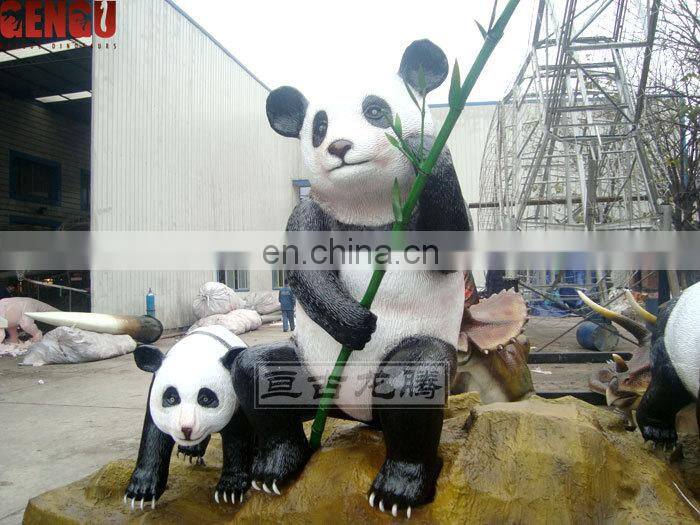 Animatronic dino steel garden sculpture animal