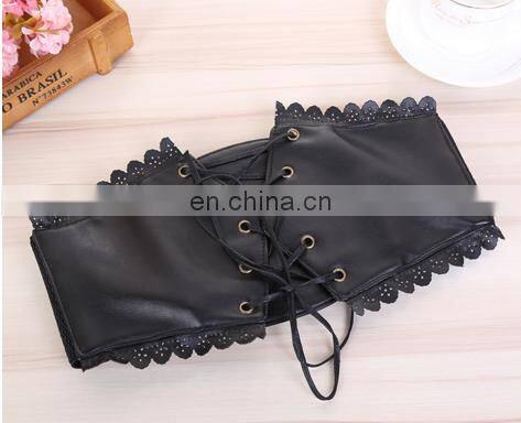Cut Out PU Trim Waist Cincher Belt Pu Waist Belt