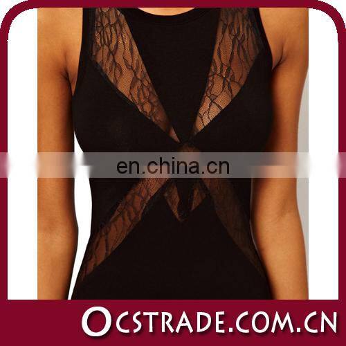 2014 Elegant new custom lace short long party dress