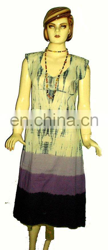 Tie dye Women long dress