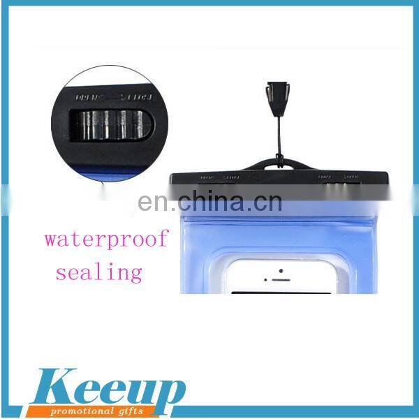 Wholesale waterproof transparent PVC cell phone for advertising