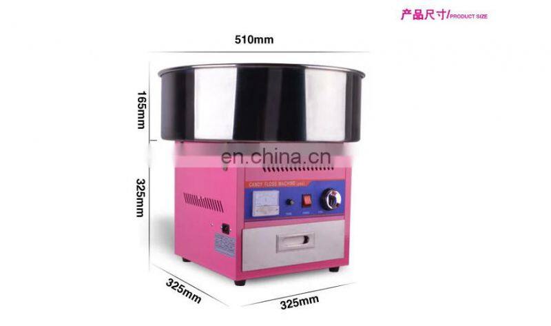 CE Certificated Commercial Cotton Candy Floss Machine and Bubble Cover