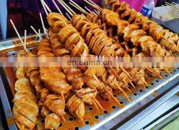 Flower shape sausage cutting machine sausage roll cutter machine