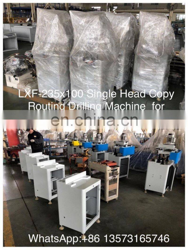 Single Axis Copy-Routing Drilling Machine