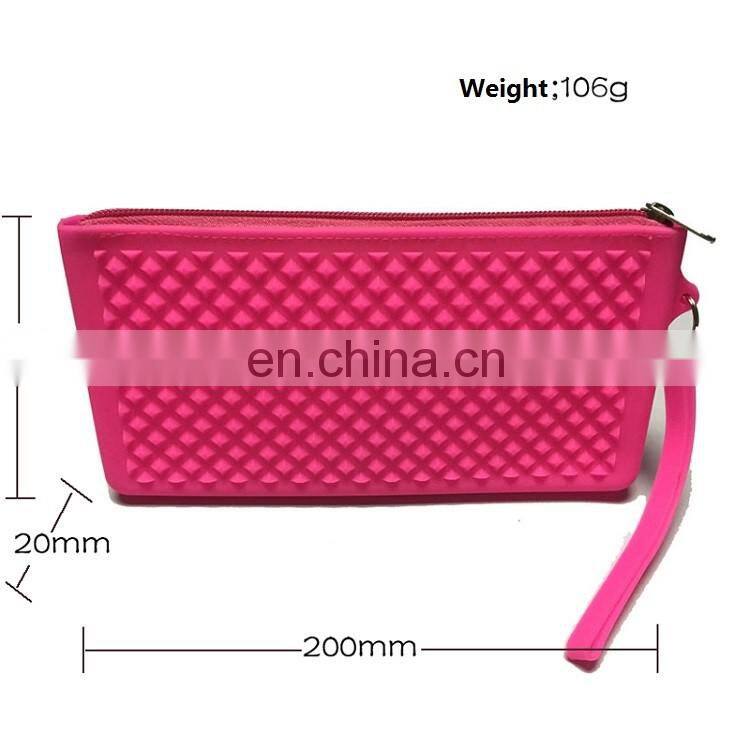 Women Cluth Hand Bag Silicone Material Silicone Jelly Coin Purse