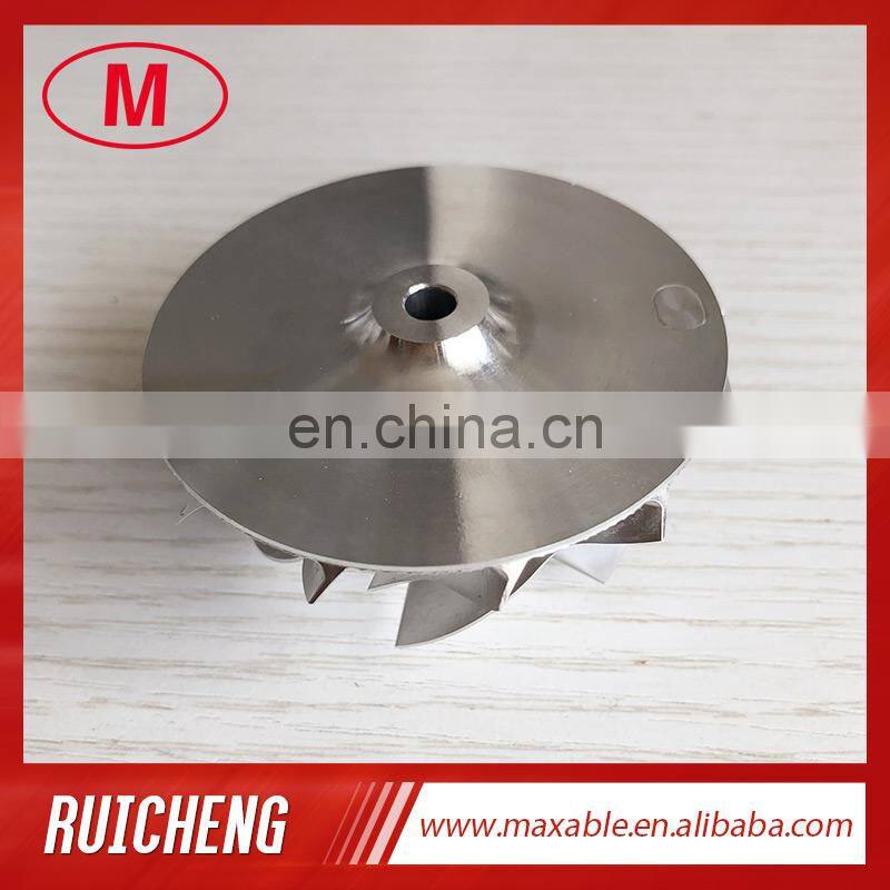 K16 reverse 49.60/62.00mm 6+6 blades 1862-123-2002 high performance turbo milling/aluminum 2618/billet compressor wheel