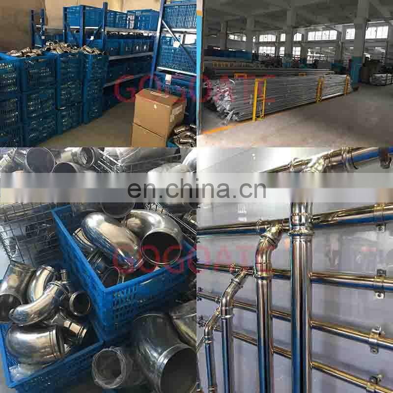 Ferrule connection water joint DN15/20/25/32/40/50 press tee reducing T type stainless steel 304 sanitary pipe sanitary fittings