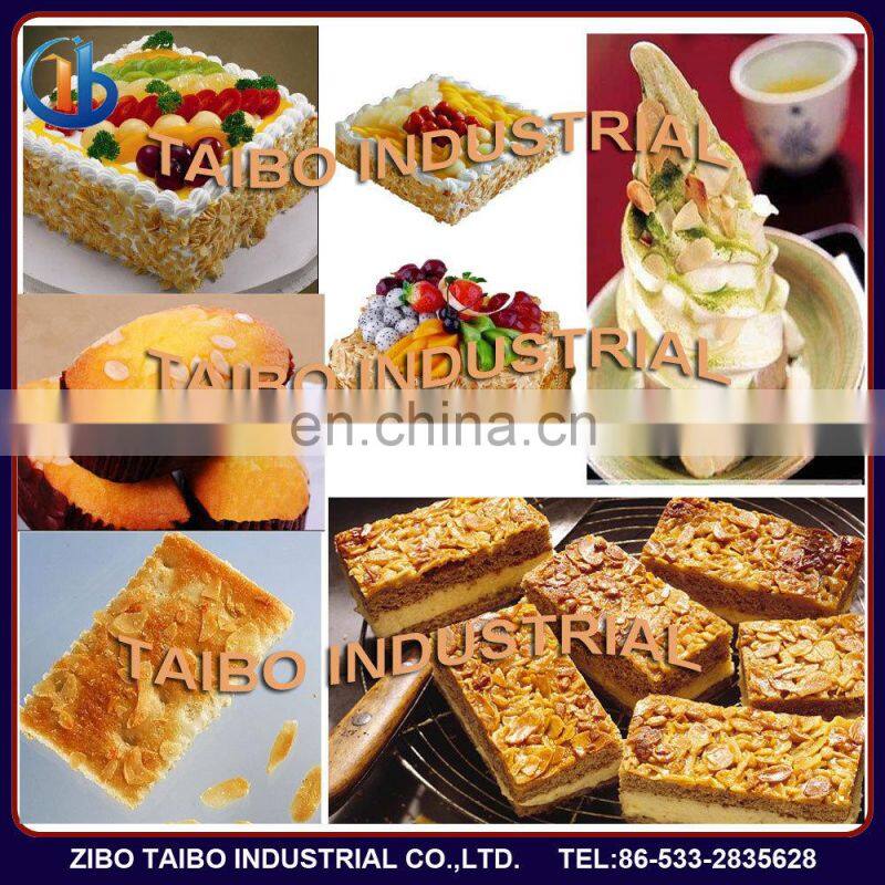 Almond/peanuts/cashew/walnut slicing machine delicious nut slice cake decoration