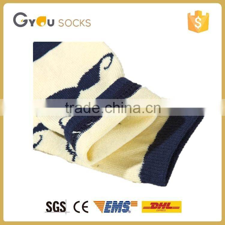 high quanlity cute funny child socks anti slip socks with little beard printing