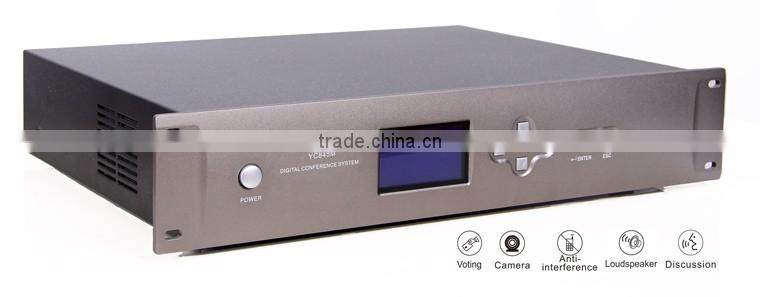 Professional full functions conference system with video tracking function YARMEE Voting conference system YC845