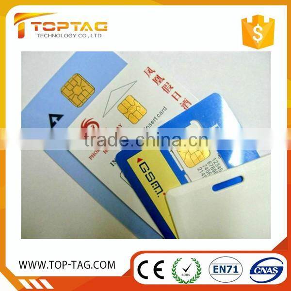 ISO7816 SLE4428 Contact IC Smart Card With PVC Material