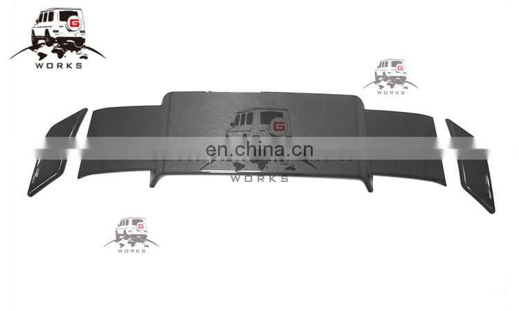 B-Style Carbon Fiber Car Bonnet Scoop Engine Hood Cover For G-Class W464 G500 G63 DRY Carbon Fiber New G-class B700 B800 B900