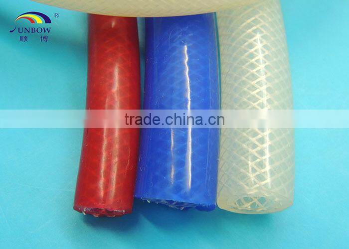 Food Grade Flexible Eco-friendly High Pressure Reinforced Silicone Braided Hose For Machine