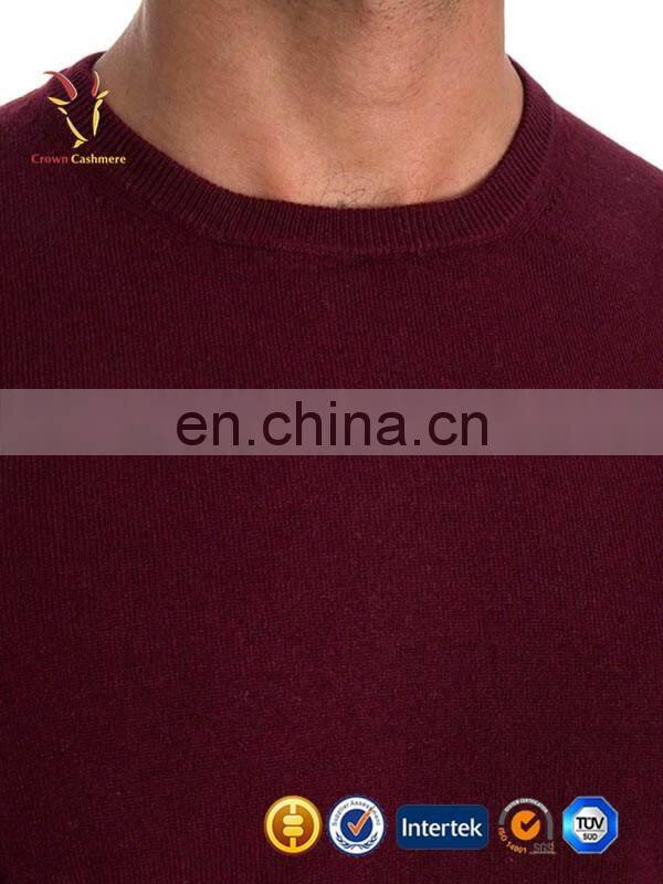 High Quality Classic Crew Sweater Woollen Pullover for Men