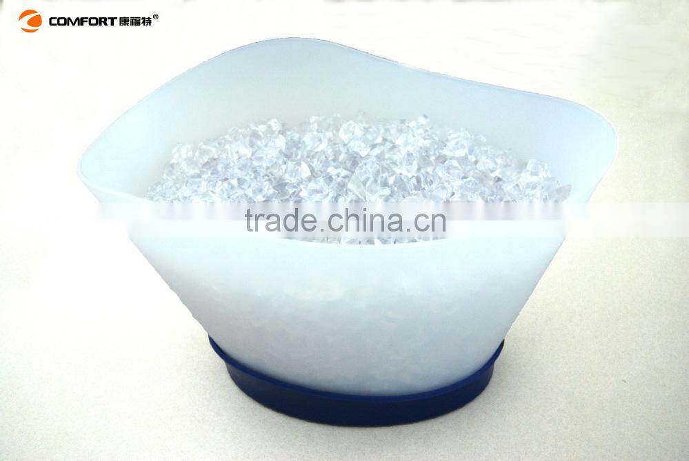 Used nightclub irregular shape large capacity led pp ice bucket