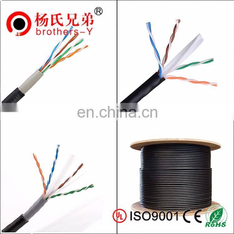 pass test 100m amp cat6 network utp ftp cat6 flat cable