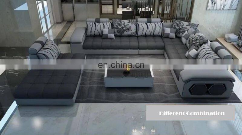 2021 popular various color optional fabric/leather furniture living room sofa