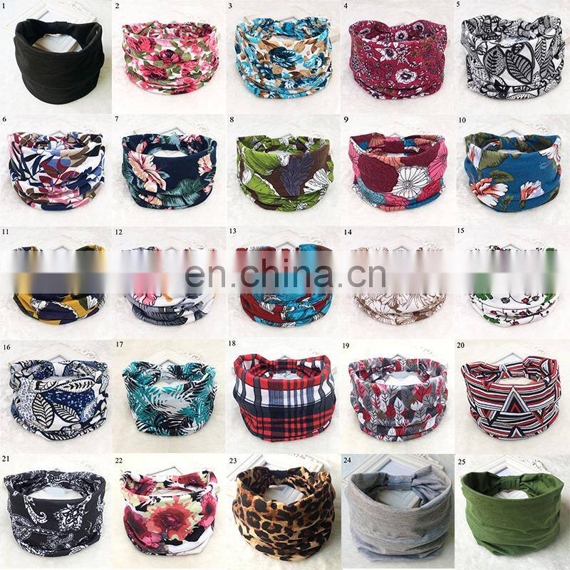 Width Printed Hairband Yoga Headband Sport Workout Headband