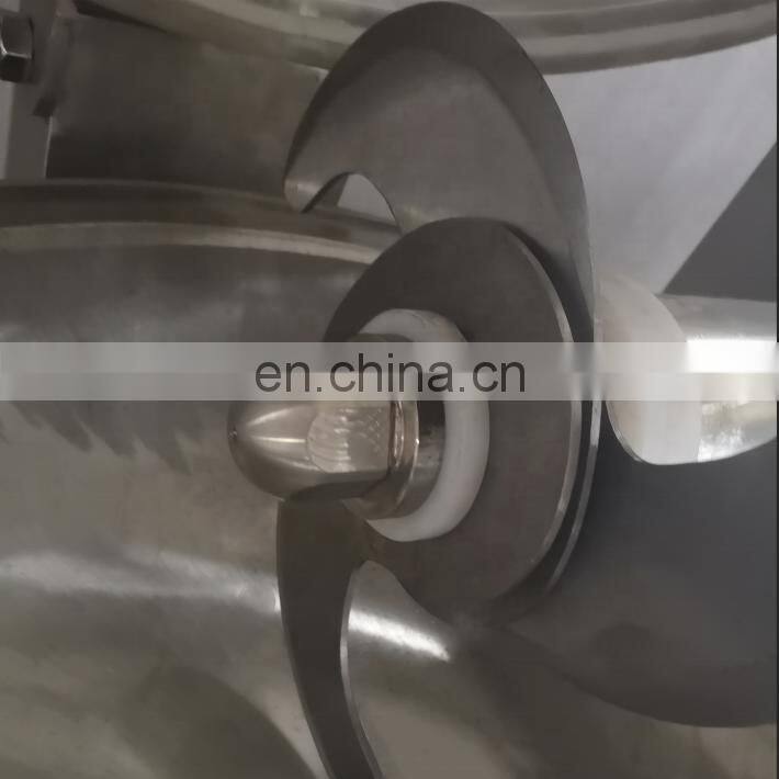 High quality stainless steel automatic vacuum bowl cutter / vacuum meat chopper mixer for sale