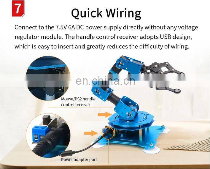 xArm 1S 5DOF Robot Arm Robotic Mechanical Arm with Bus Servos Torque 25KG For Programming (Assembled)