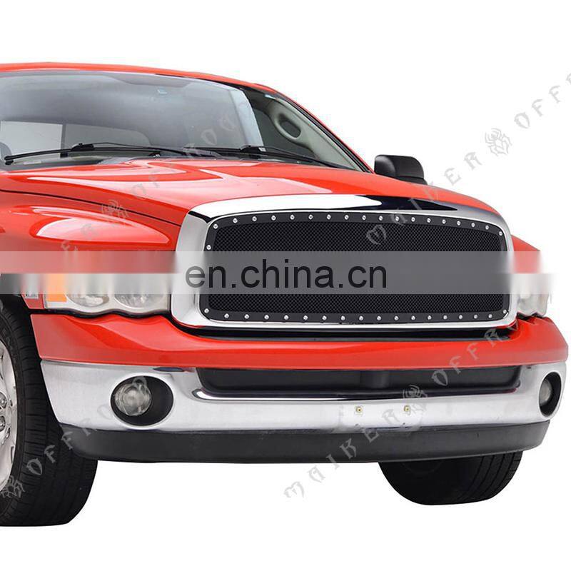 2002 - 2005 Black Front Wire Mesh pickup Grills For Dodge Ram 1500 2500 3500 grill accessories