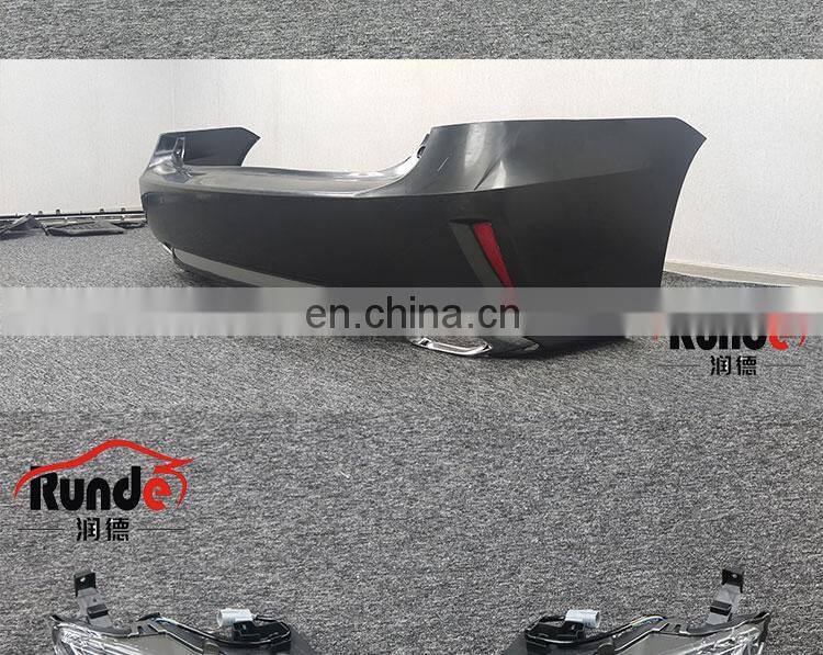 Runde Car Modification PP Material Old Lexus RX270 Upgrade New Style RX350 Front Rear Bumper For 09-14 Lexus RX270 Body Kit