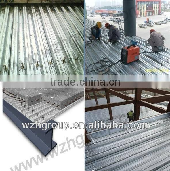 0.8-1.2mm Galvanzed Iron Corrugated Floor Deck Sheet
