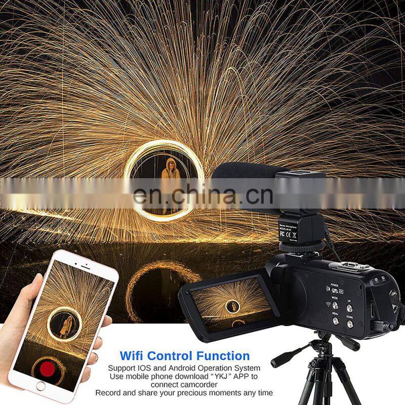 36MP 3.0 inch Touch Screen Night Vision IR 16X Digital ZOOM Youtube Vlogging Full HD wifi digital video camera
