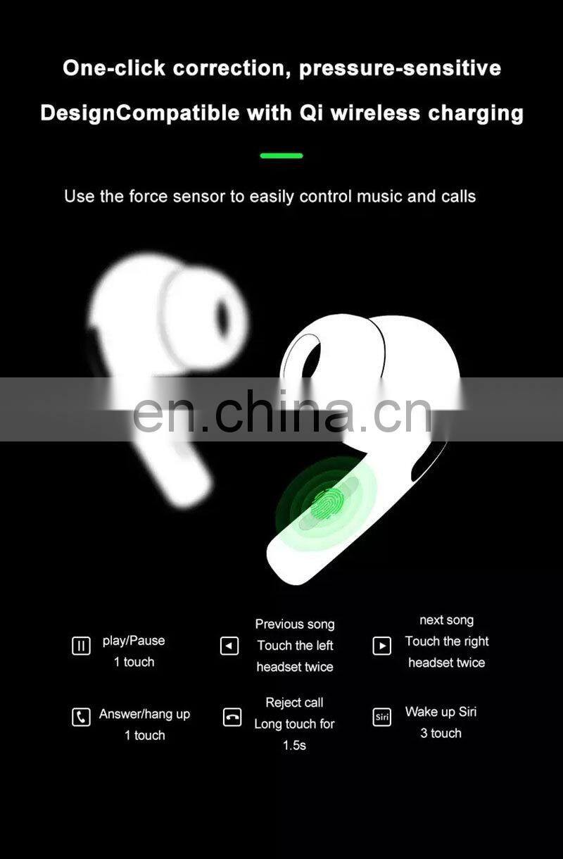 Airoha chipset smart Sensor wireless earphone headset 3th gen tws air pro 3 tws clone earbuds GPS rename