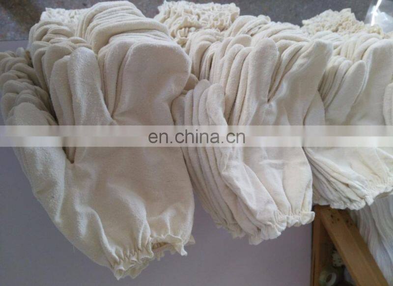 100% raw silk glove, garshana glove, ayuervedic dry massage glove made in china