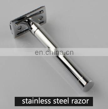 best selling mens metal black stainessless classics 2 blades baber shaving double edge safety razor set