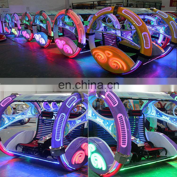 High quality fiberglass children happy car amusement rides kids electric car