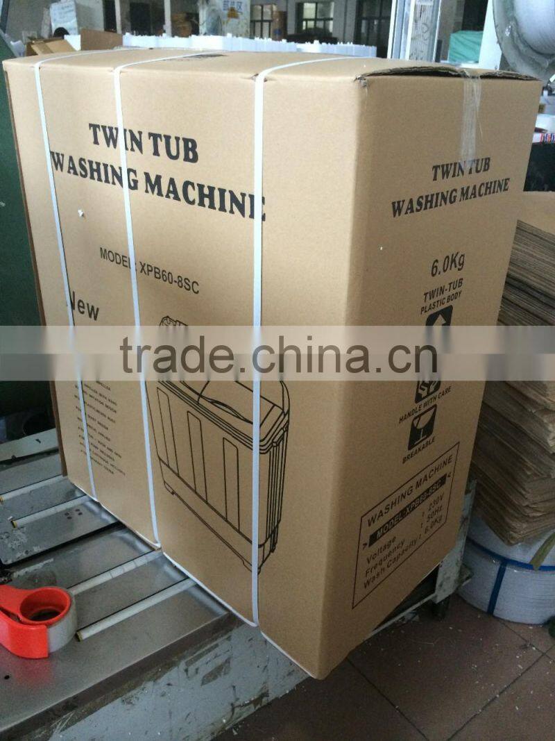 Domestic home use top loading double tub laundry washing machine