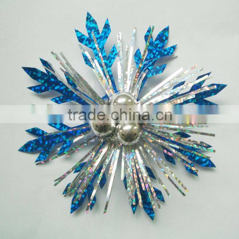 4 inch&5 Inch Metallic PET Fancy Gift Packing Ribbon Bows for Gift Box Packing/Wedding Car Decoration