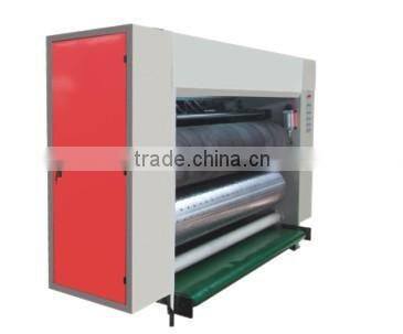 Full flexo high speed printing slotting die cutting machine