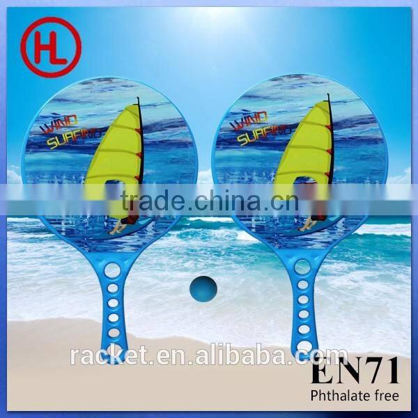 plastic beach paddle ,beach tennis racket wholesale