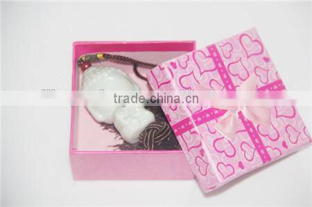 alibaba custom logo white glossy chrismas gift corrugated box