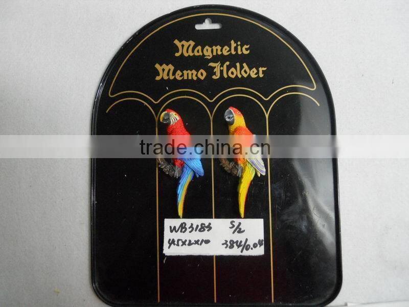 Resin hanging decoration of parrot figurine