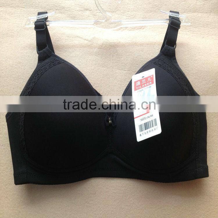 1.2USD 36-42D Cup High Quality Adjustable Fashional Ladies Sexy Bra Without Rim Inside, Fat Women Push Up Sexy Bra(gdwx211)