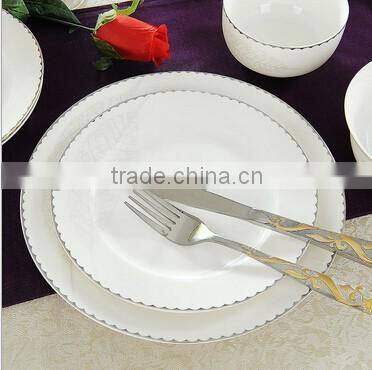 56 pcs cheap dinner plates for home