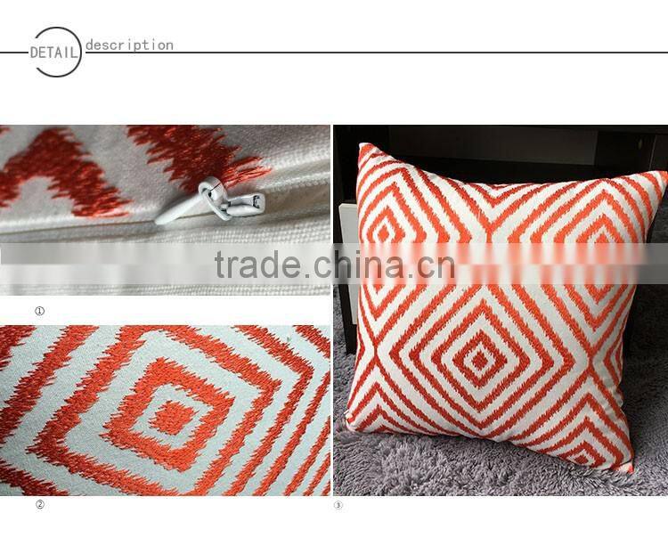 Geometry Embroidery Pillows Cushions Home Decor Pillow Office Chair Pillow Case