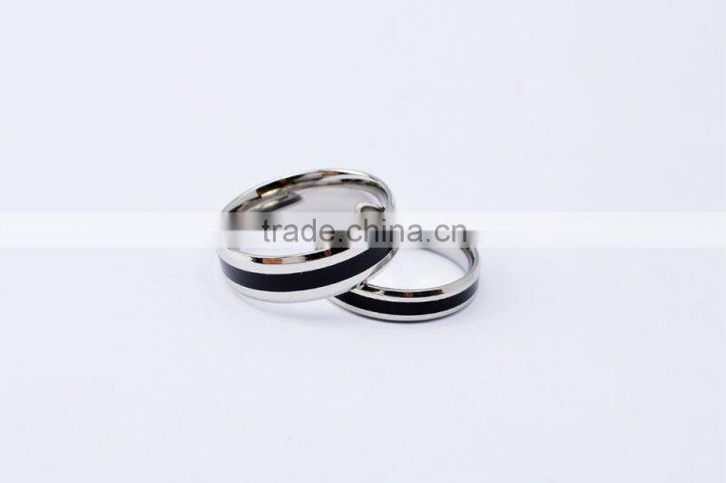 New design couple rings 316l stainless steel jewelry wedding rings