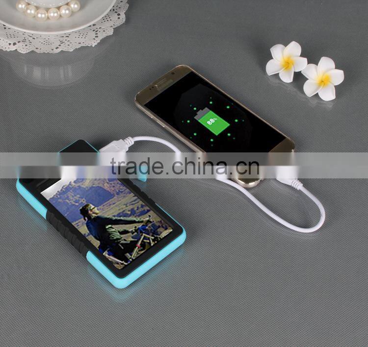 promotional gift 6000mah power bank with advertisement for travel