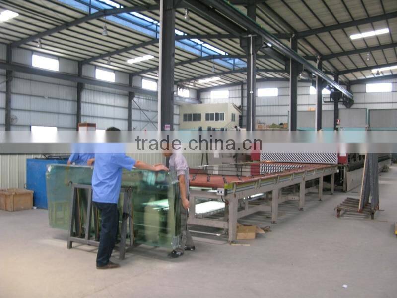 Guangzhou supply Popular silk sreem glass for table ,bus shelf with high quality