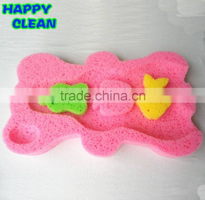 Eco-Friendly Bear Shaped Funny Baby Bath Mat / Baby Bath Sponge Mat