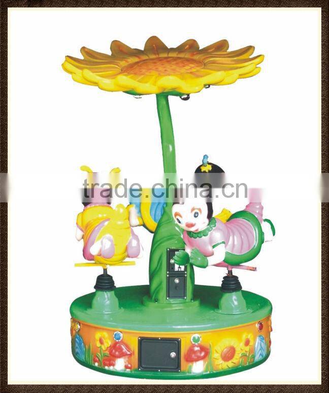 outdoor euipment 3 seats mini carousel